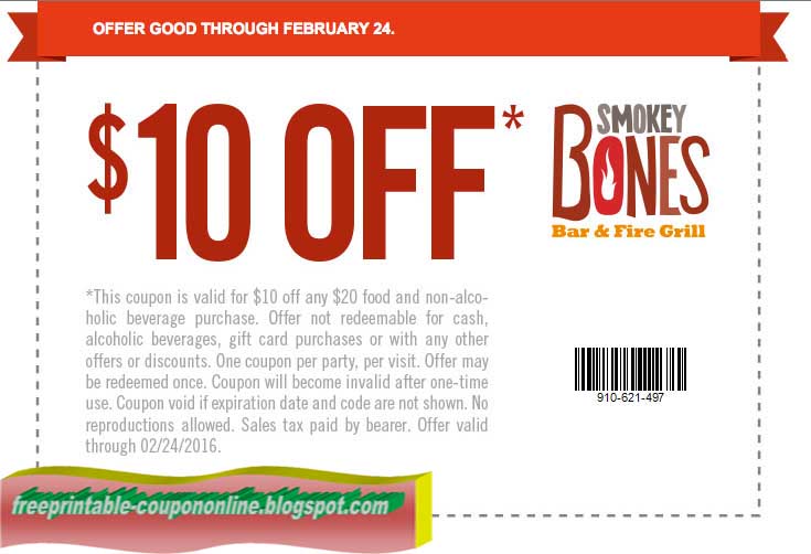 100 smokey bones coupons september 12222 sites rencontres